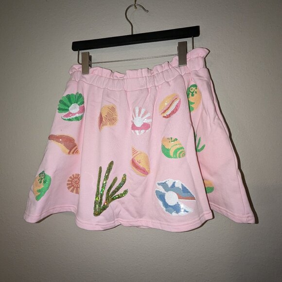 QOS Pink Shell Skirt - Picture 1 of 4